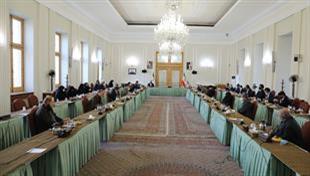 الدکتور أمیر عبد اللهیان یلتقی حشداً من ممثلی المؤسسات الشعبیة والنشطاء الداعمین لفلسطین