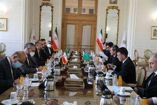 الدکتور أمیر عبداللهیان یستقبل وزیر خارجیة ترکمانستان