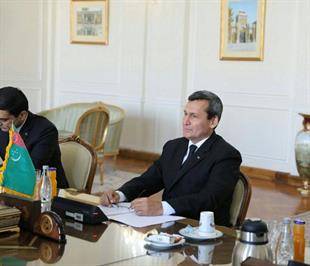 الدکتور أمیر عبداللهیان یستقبل وزیر خارجیة ترکمانستان