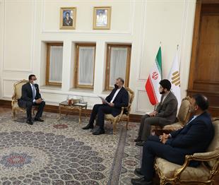 الرئیس الجدید لمکتب منظمة الأمم المتحدة للطفولة یلتقی وزیر الخارجیة