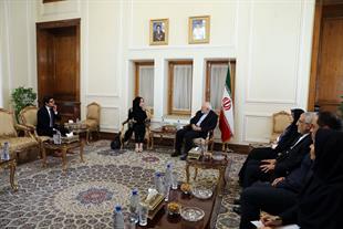 رئيسة الاتحاد البرلماني الدولي تلتقي الدكتور ظريف