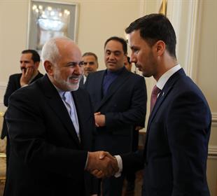 نائب وزير الخارجية السلوفاكي لوكاس باريزيك ، التقى وزير الخارجية د. ظريف ، 4 يوليو 2012