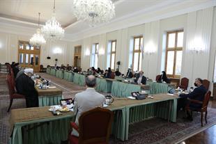 الدکتور أمیر عبد اللهیان یلتقی حشداً من ممثلی المؤسسات الشعبیة والنشطاء الداعمین لفلسطین